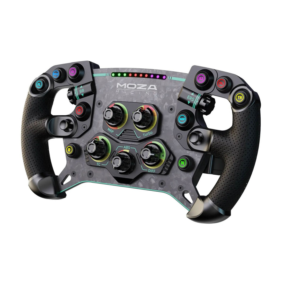 Moza Racing volant GS V2P Cuir Steering Wheel - SimBelgium®