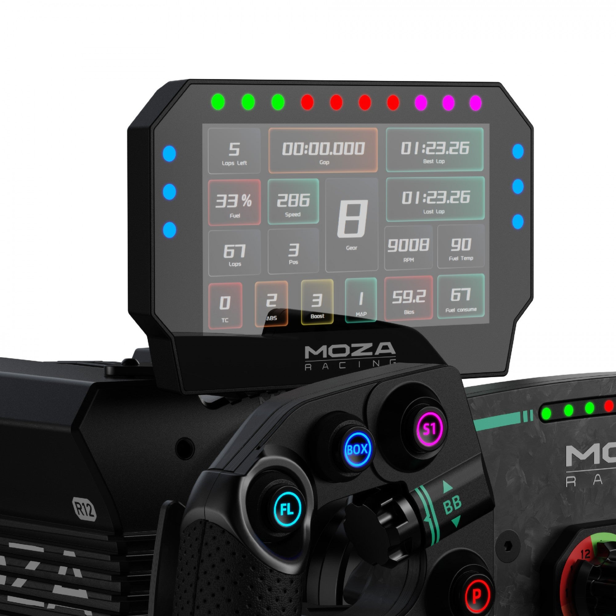 MOZA CM2 HD Racing Dash - SimBelgium®