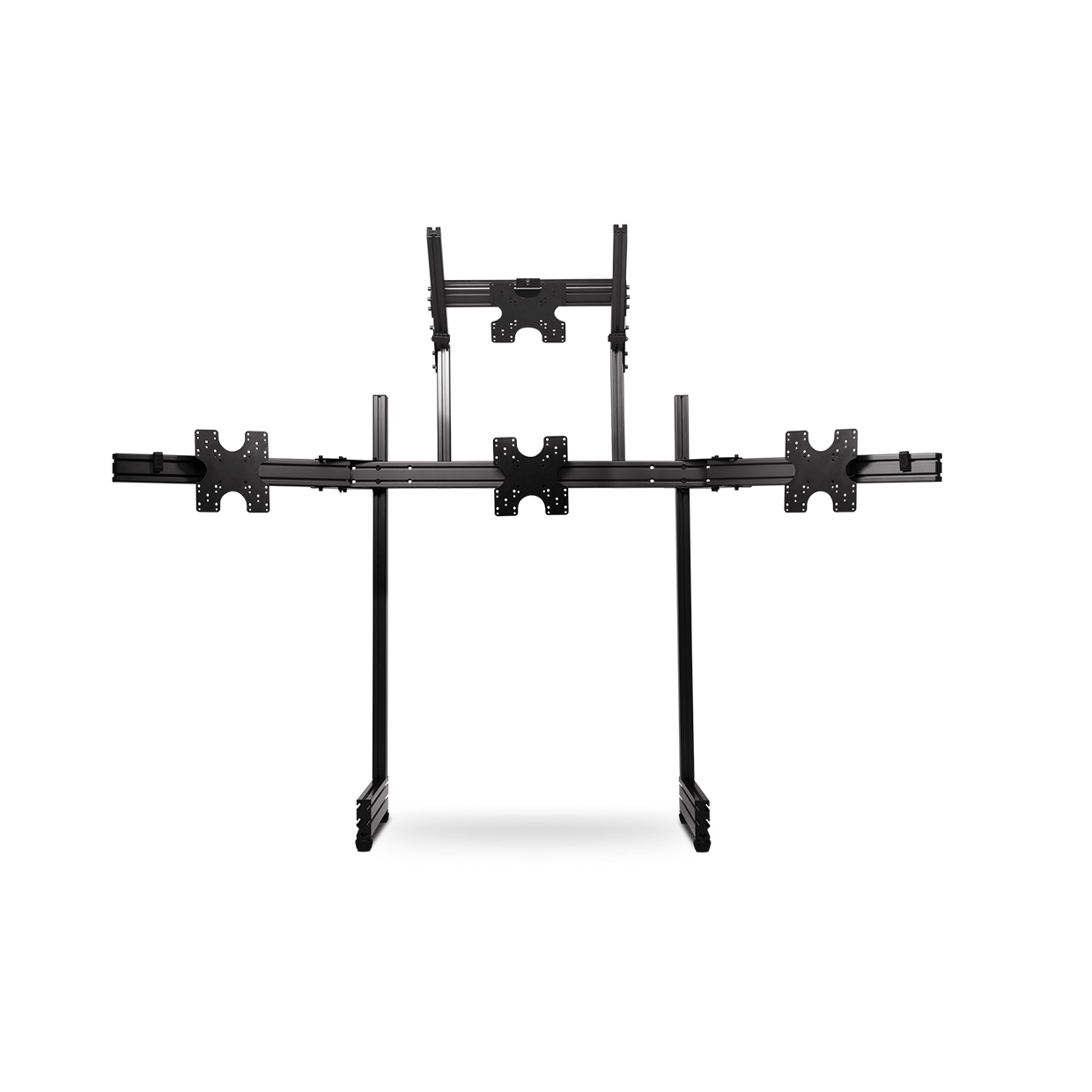 ELITE QUAD MONITOR STAND CARBON GREY - SimBelgium®