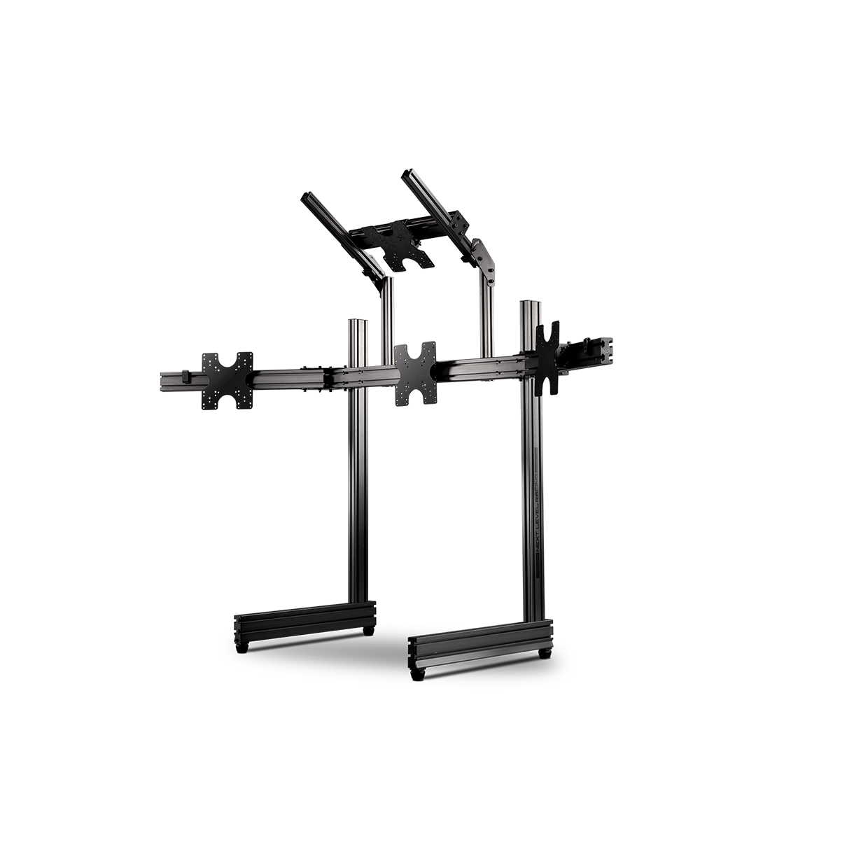 ELITE QUAD MONITOR STAND CARBON GREY - SimBelgium®