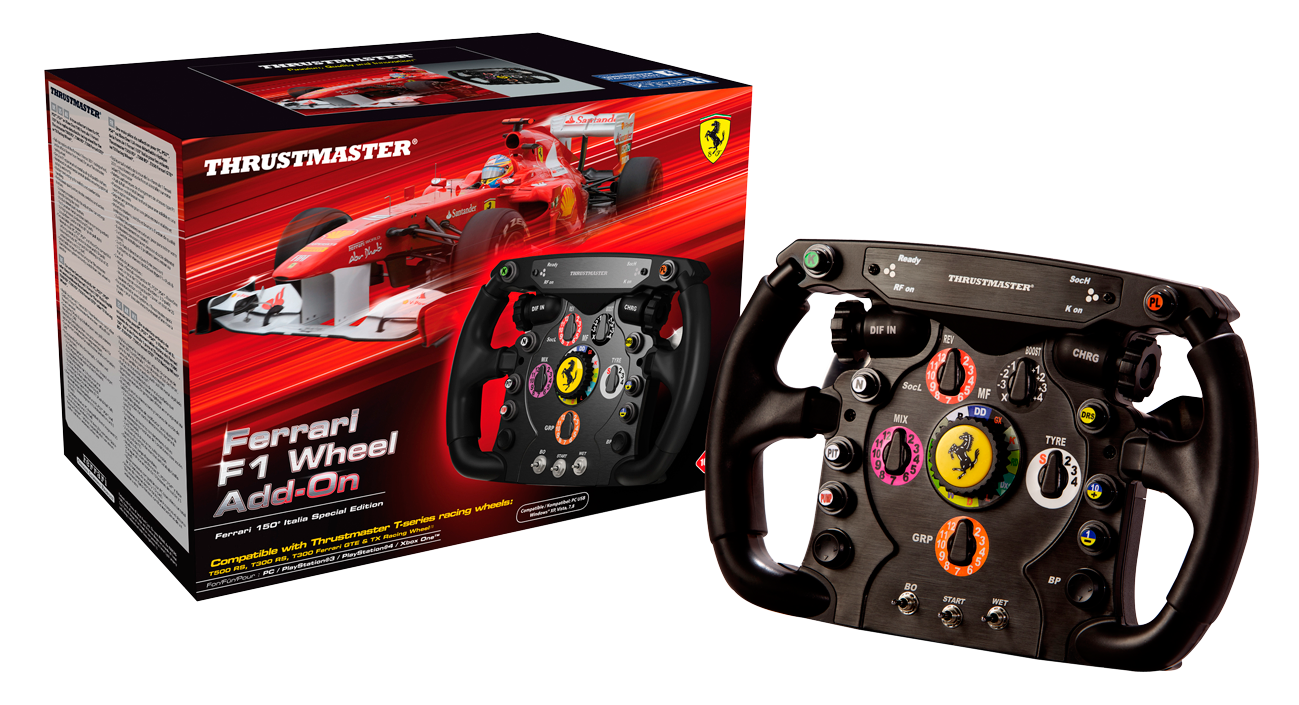 Thrustmaster Ferrari F1 Wheel Add-on - Sim Belgium : Simulateur voiture