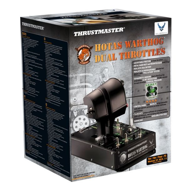 HOTAS Warthog Dual Throttles - Sim Belgium : Simulateur voiture