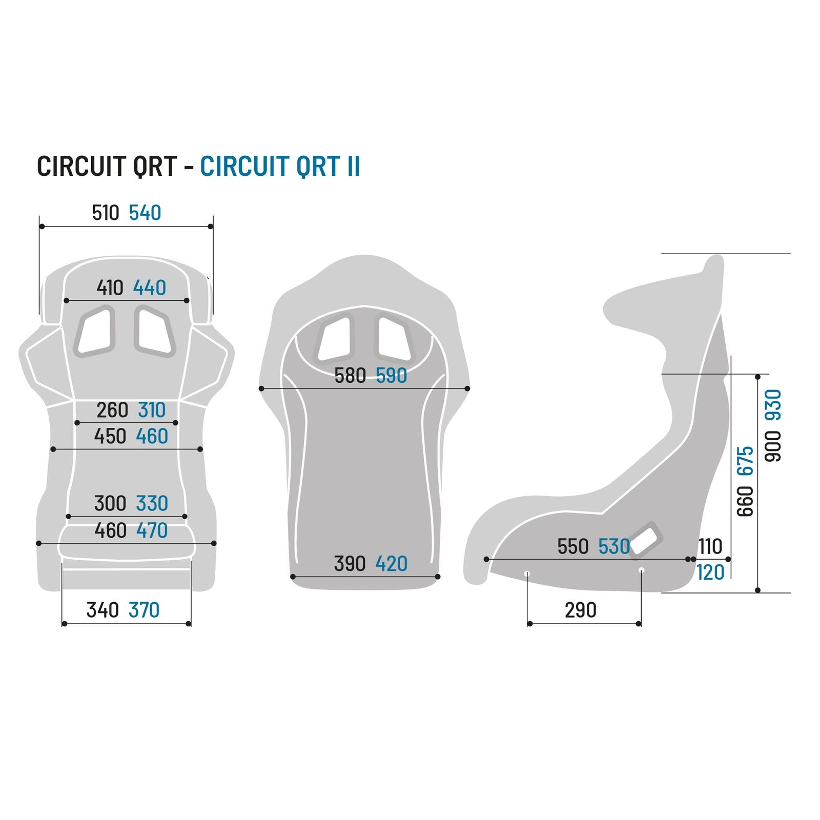 Siège Sparco Circuit II QRT Gaming - SimBelgium®
