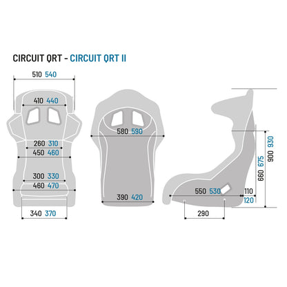Siège Sparco Circuit II QRT Gaming - SimBelgium®