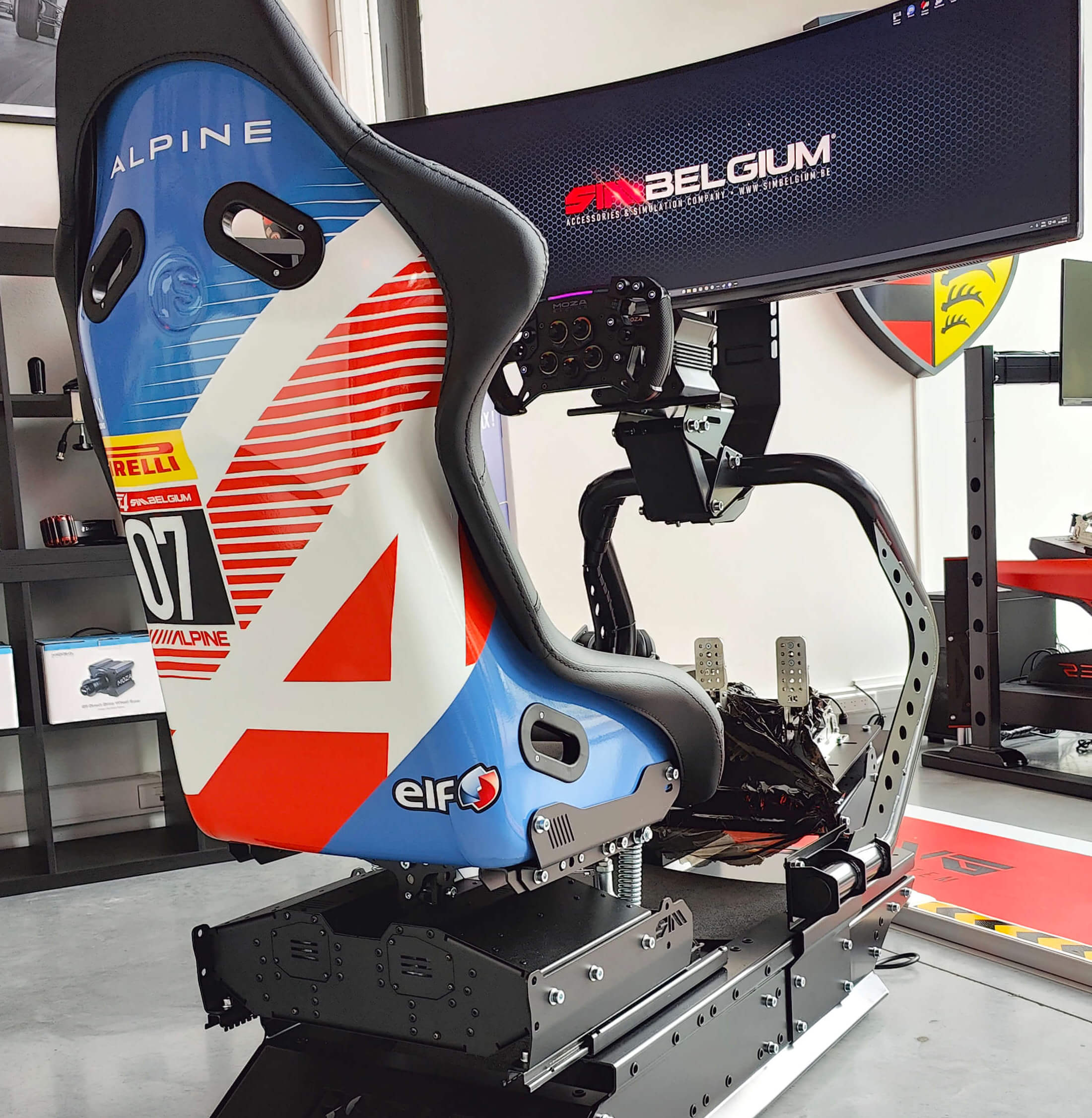 Formula 1 2024 racing seat simulator