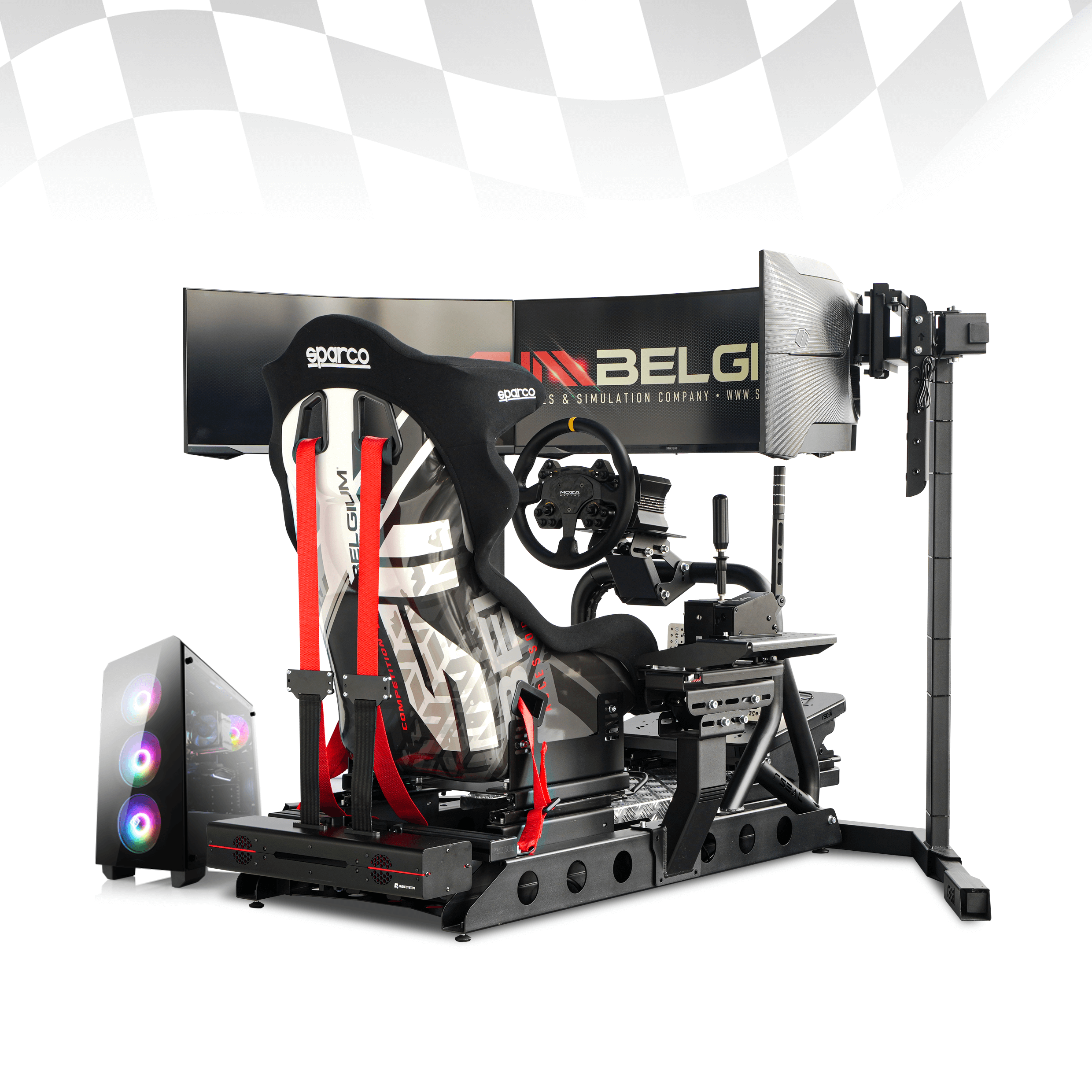 SIM RALLY - Triple screen – SimBelgium