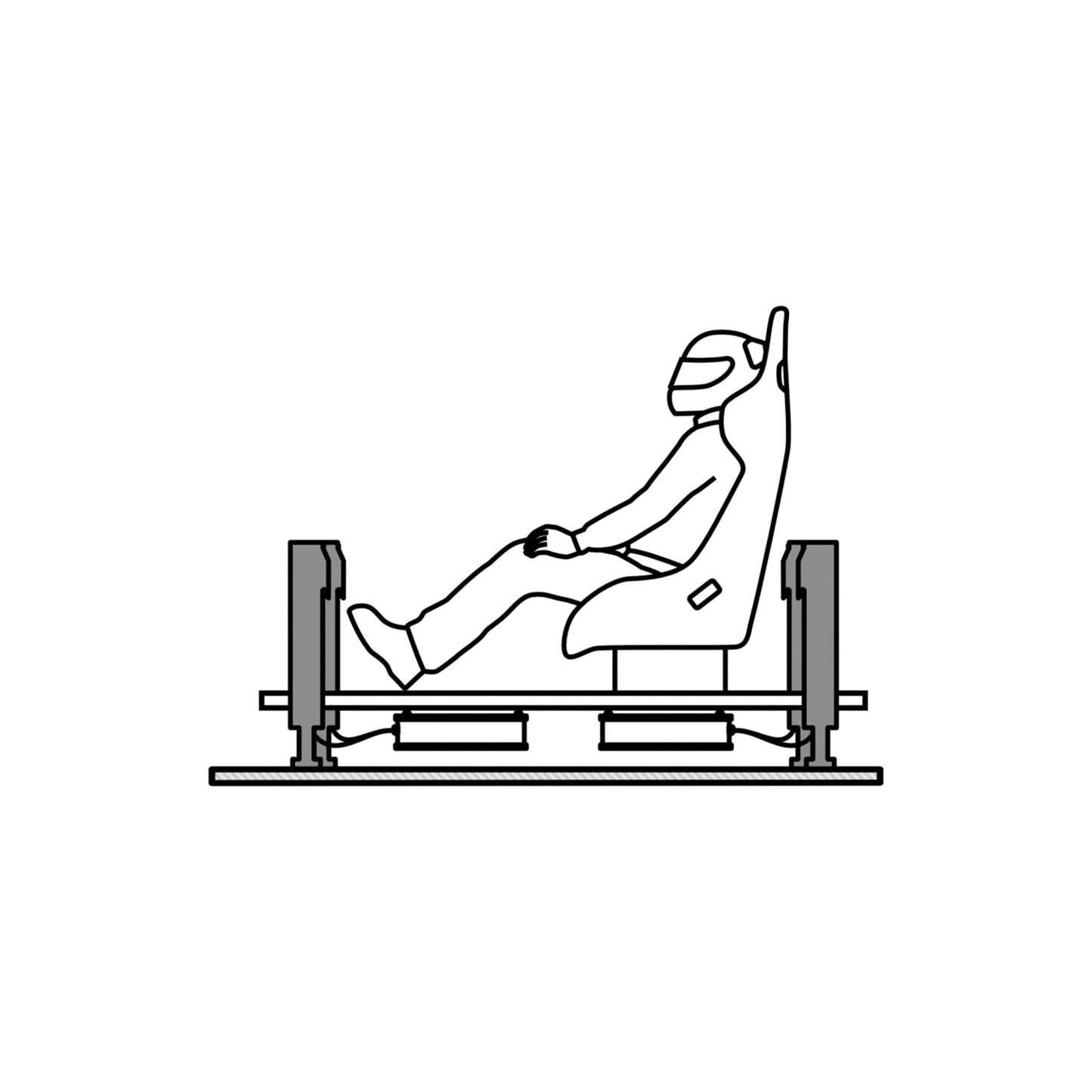 QUBIC SYSTEM QS-220-PL - 4 Vérins - SimBelgium®