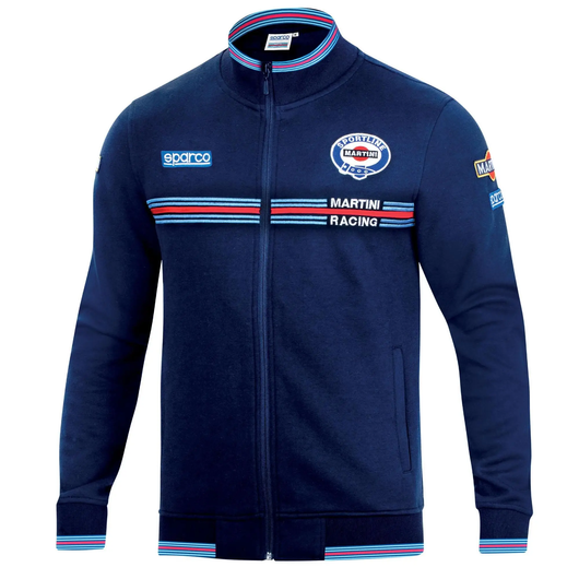 FULL ZIP SWEATSHIRT MARTINI RACING - Bleu